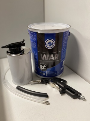 Undercoating Hydrophobic WAR Zinch Rich 5L Tin + Schutz spray kit